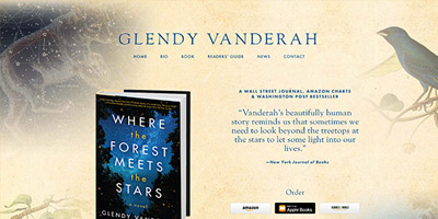 Glendy Vanderah author website