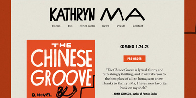 Kathryn Ma author of The Chinese Groove
